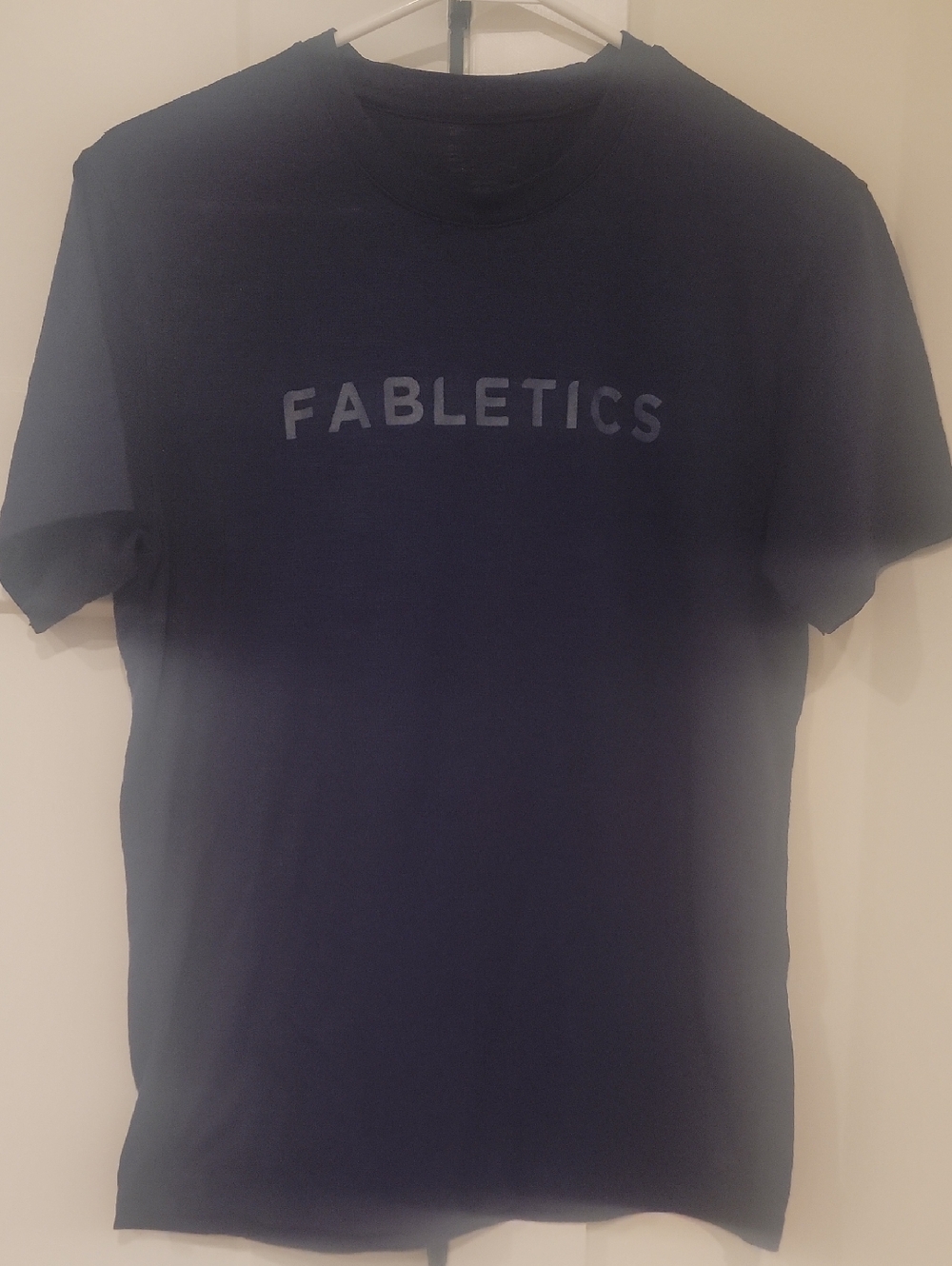 Fabletics Men’s Navy Fabletics Logo Short Sleeve Tee